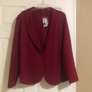 Deep red Torrid jacket